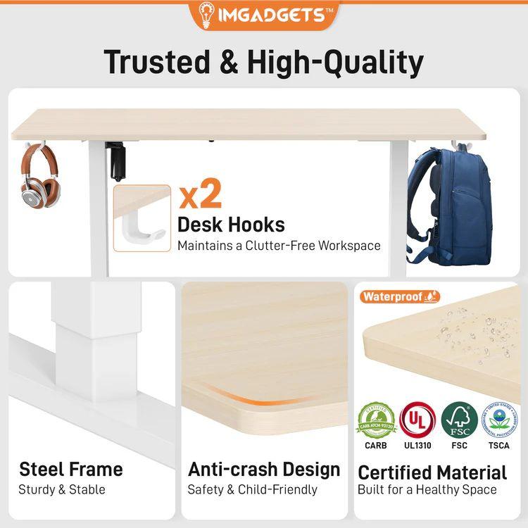 Refurbished IMGadgets Standing Electric Adjustable Desk 40" x 24" - Reebelo Österreich