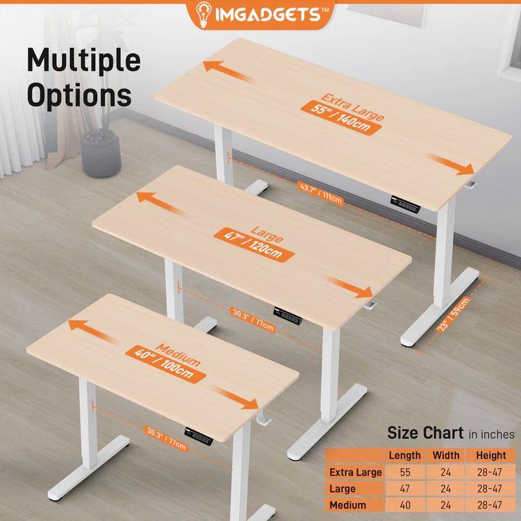 Refurbished IMGadgets Standing Electric Adjustable Desk 40" x 24" - Reebelo Österreich