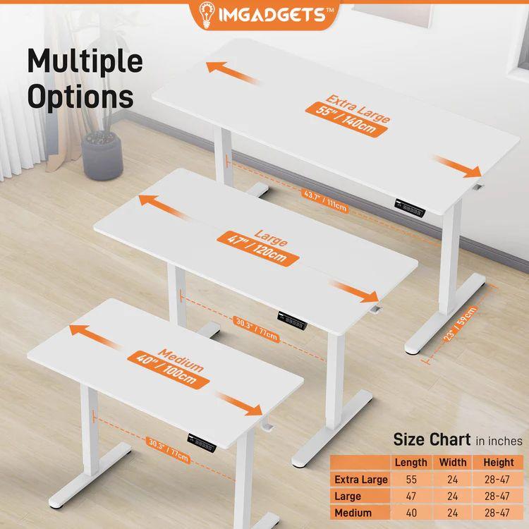 Refurbished IMGadgets Standing Electric Adjustable Desk 40" x 24" - Reebelo Österreich