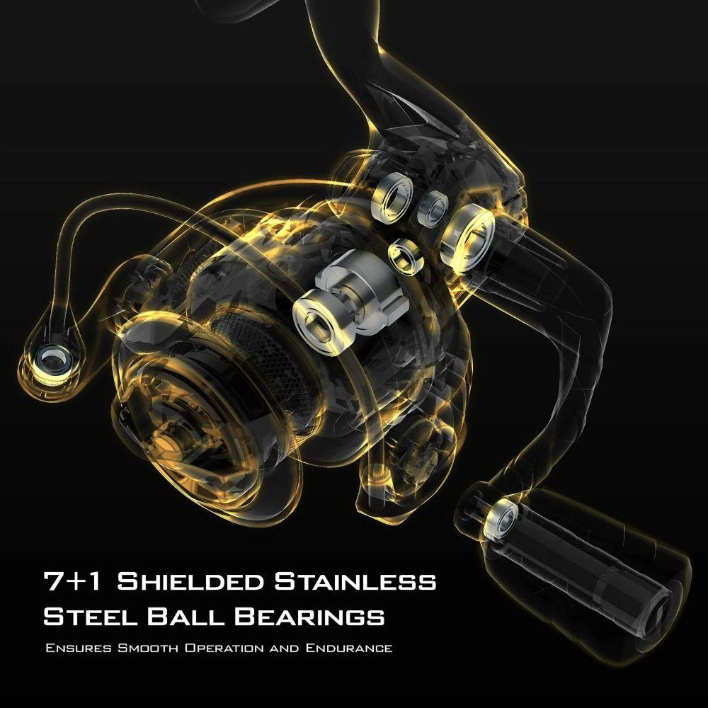 Refurbished KastKing 1000 Valiant Eagle Spinning Reel Gold - Reebelo Österreich