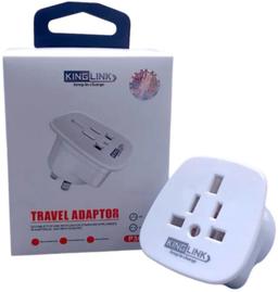 Refurbished Kinglink Reiseadapter P302 Wandstecker (US / UK auf NZ / AU) - Reebelo Österreich