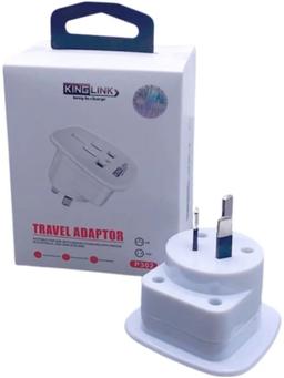 Refurbished Kinglink Reiseadapter P302 Wandstecker (US / UK auf NZ / AU) - Reebelo Österreich