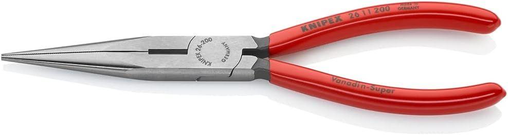 Refurbished Knipex 26 11 200 8" Long Nose Pliers with Cutter - Reebelo Österreich