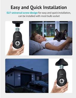 Refurbished LaView Wireless Bulb Security Camera 360° LV-PWL2 - Reebelo Österreich