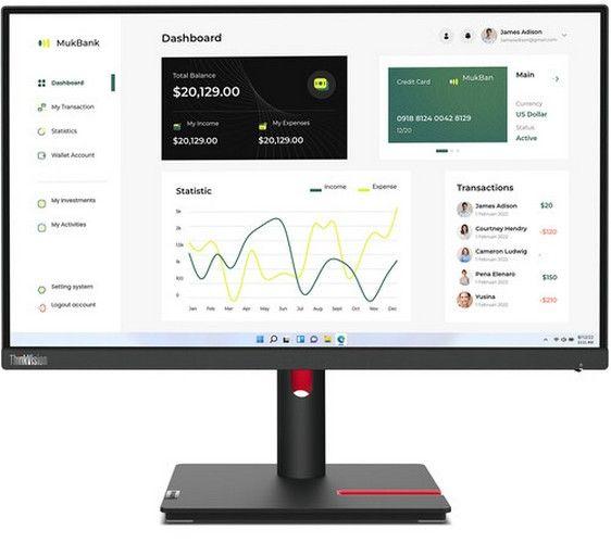 Refurbished Lenovo ThinkVision T23i-30 23" Monitor - Reebelo Österreich
