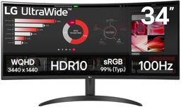 Refurbished LG 34WR50QK-B Curved UltraWide QHD Monitor 34" - Reebelo Österreich