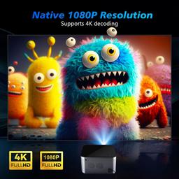 Refurbished Magcubic HY350 Pro 580 ANSI 4K 1080P WiFi 6 Projektor - Reebelo Österreich