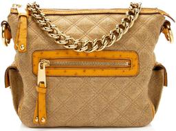Refurbished Marc Jacobs Coated Canvas Ostrich Stam Hobo - Reebelo Österreich