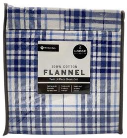 Refurbished Member's Mark 100% Cotton 4pc Flannel Sheets Twin Set - Reebelo Österreich