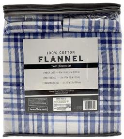 Refurbished Member's Mark 100% Cotton 4pc Flannel Sheets Twin Set - Reebelo Österreich