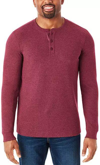 Refurbished Member's Mark Thermal Henley - Reebelo Österreich