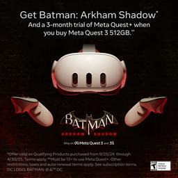 Refurbished Meta Quest 3 Get Batman: Arkham Shadow VR - Reebelo Österreich
