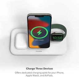 Refurbished Mophie 3-in-1 Stand MagSafe Charger - Reebelo Österreich