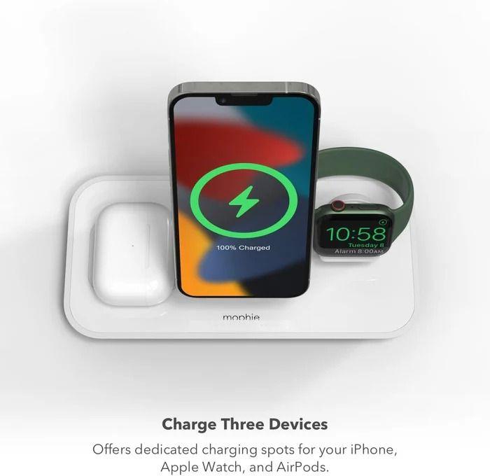 Refurbished Mophie 3-in-1 Stand MagSafe Charger - Reebelo Österreich