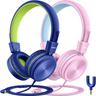 Nabevi Kids Headphones with Microphone BH200 (2-Pack)
