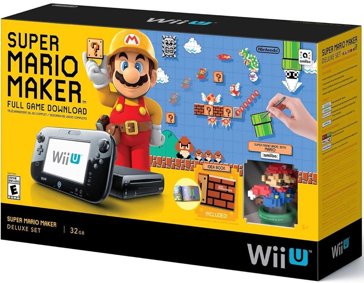 Refurbished Nintendo Super Mario Maker Deluxe Set Wii U Console - Reebelo Österreich