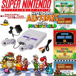 Refurbished Nintendo Super NES Mario Set with 5-Game Cartridge - Reebelo Österreich