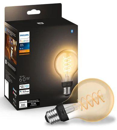 Refurbished Philips Hue 60W Filament G25 Globe E26 Smart Bulb - Reebelo Österreich