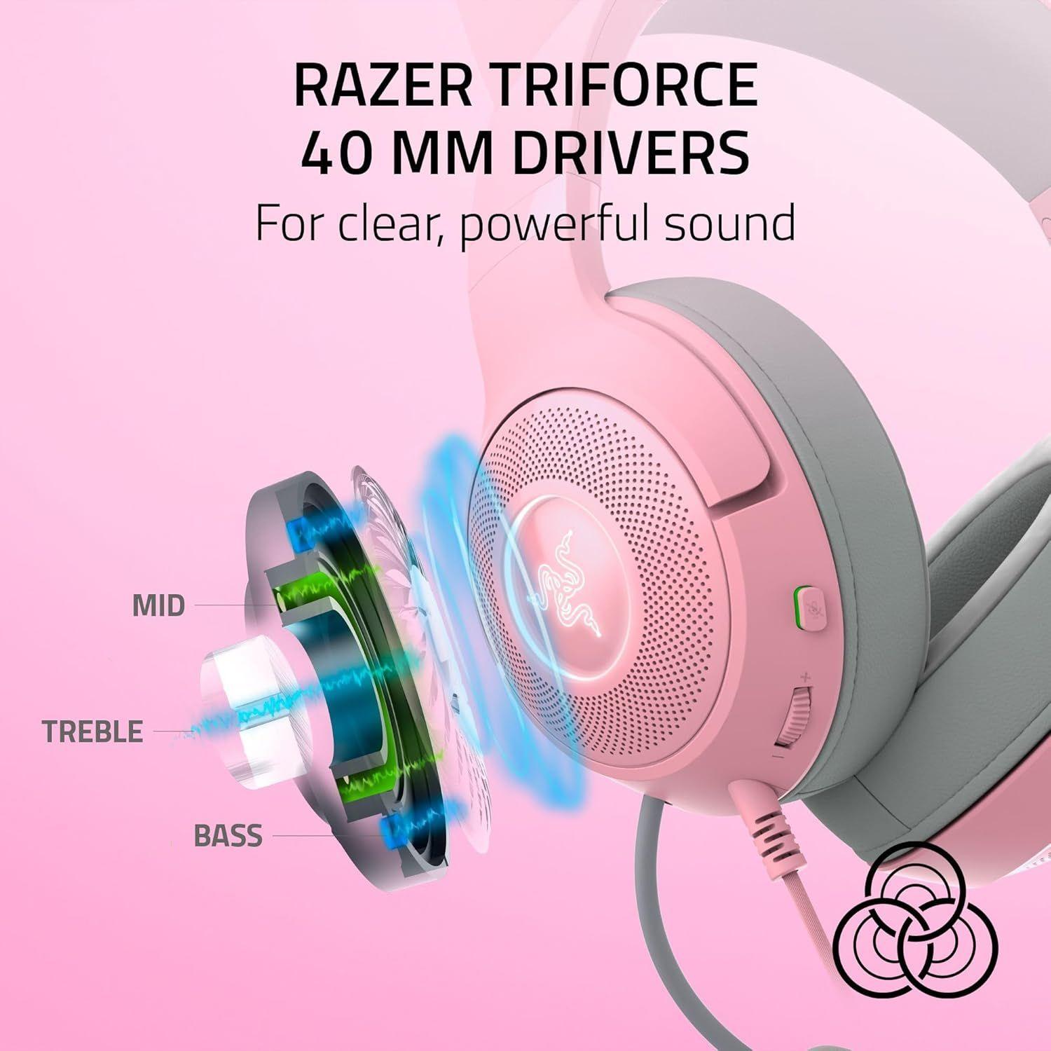 Refurbished Razer Kraken Kitty Edition V2 Wired Gaming Headset - Reebelo Österreich