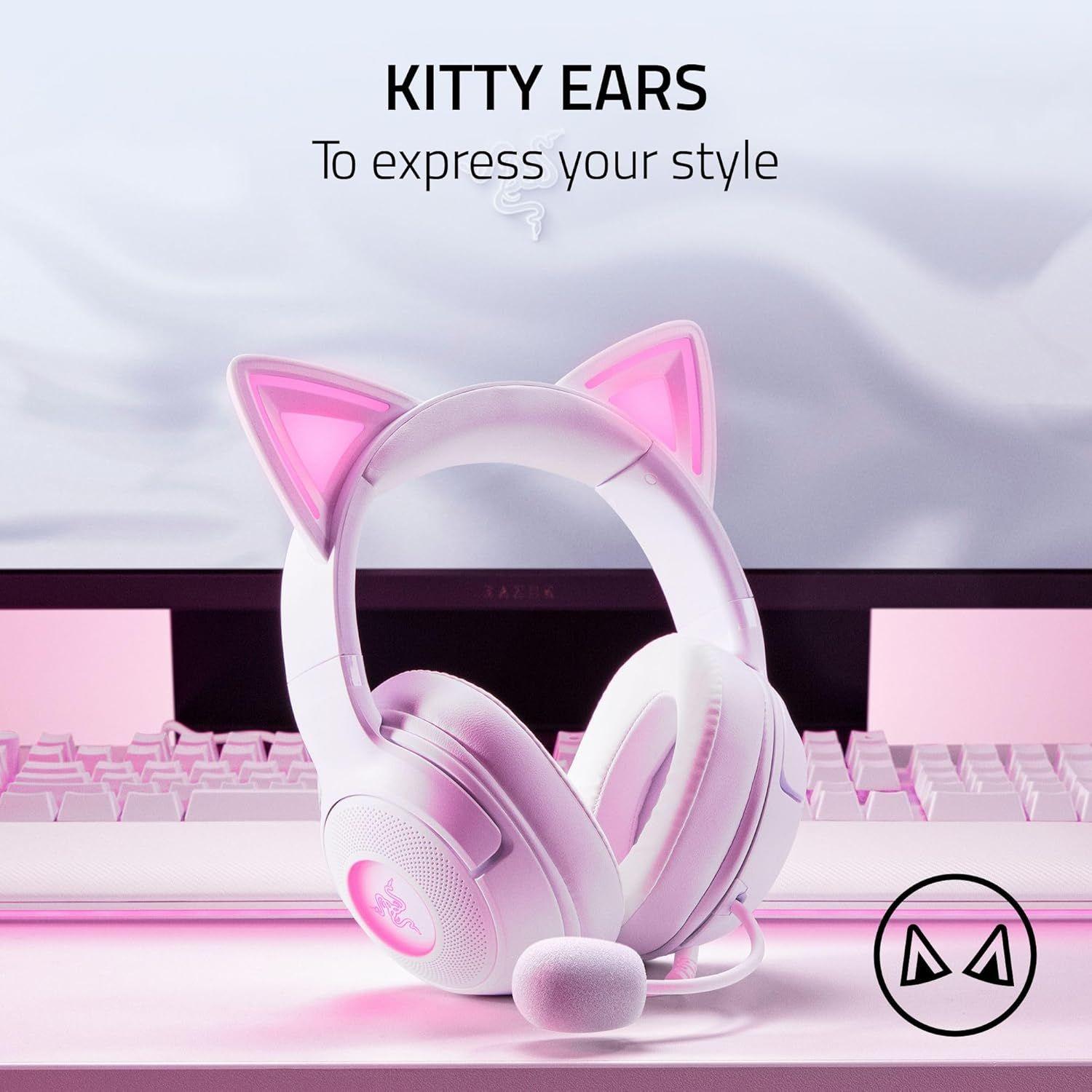 Refurbished Razer Kraken Kitty Edition V2 Wired Gaming Headset - Reebelo Österreich