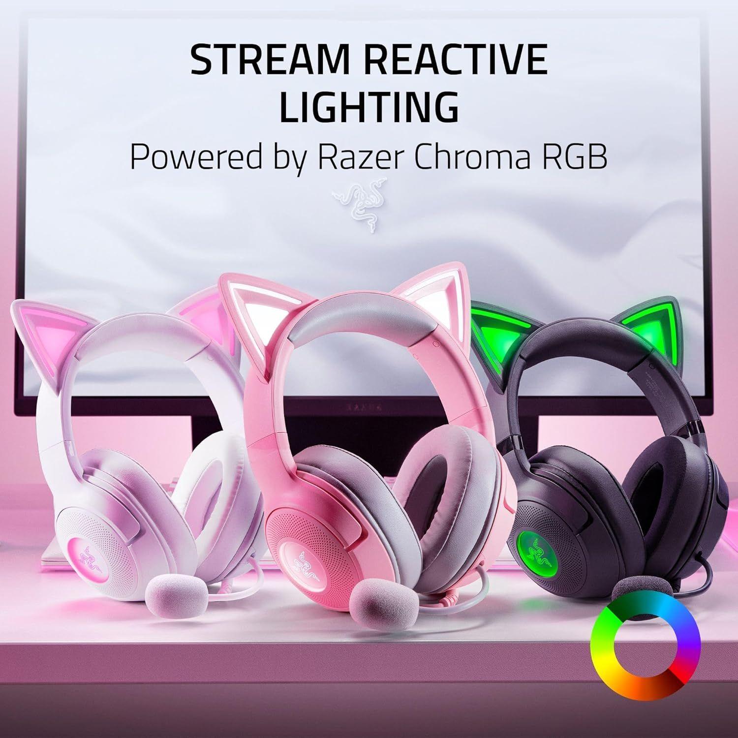 Refurbished Razer Kraken Kitty Edition V2 Wired Gaming Headset - Reebelo Österreich