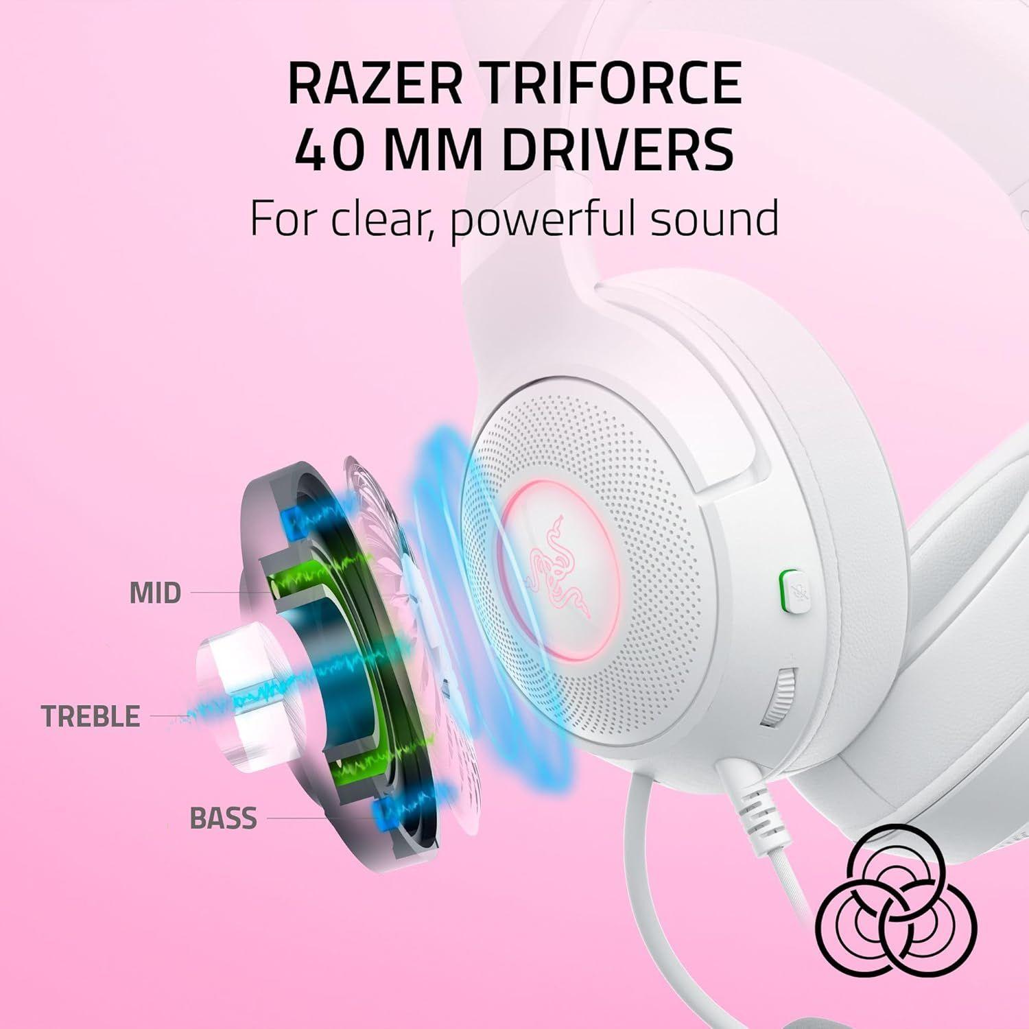 Refurbished Razer Kraken Kitty Edition V2 Wired Gaming Headset - Reebelo Österreich