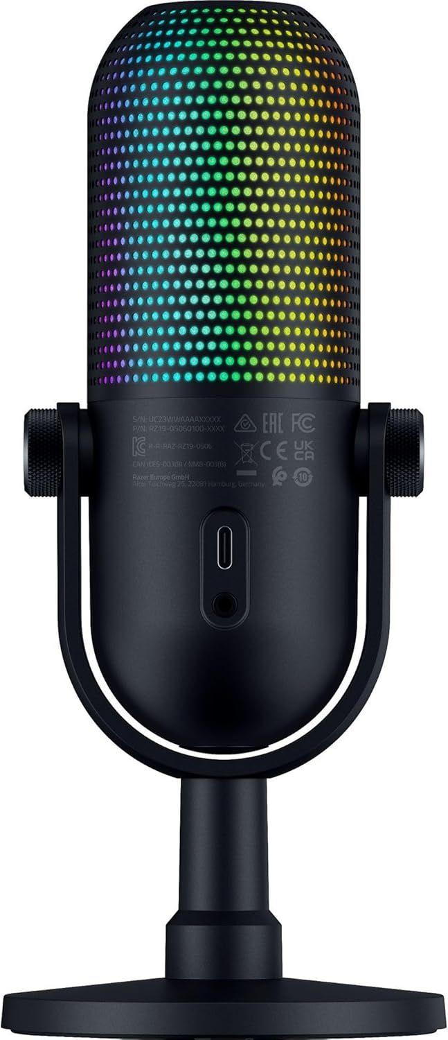 Refurbished Razer Seiren V3 Chroma Kondensator-USB-Mikrofon - Reebelo Österreich
