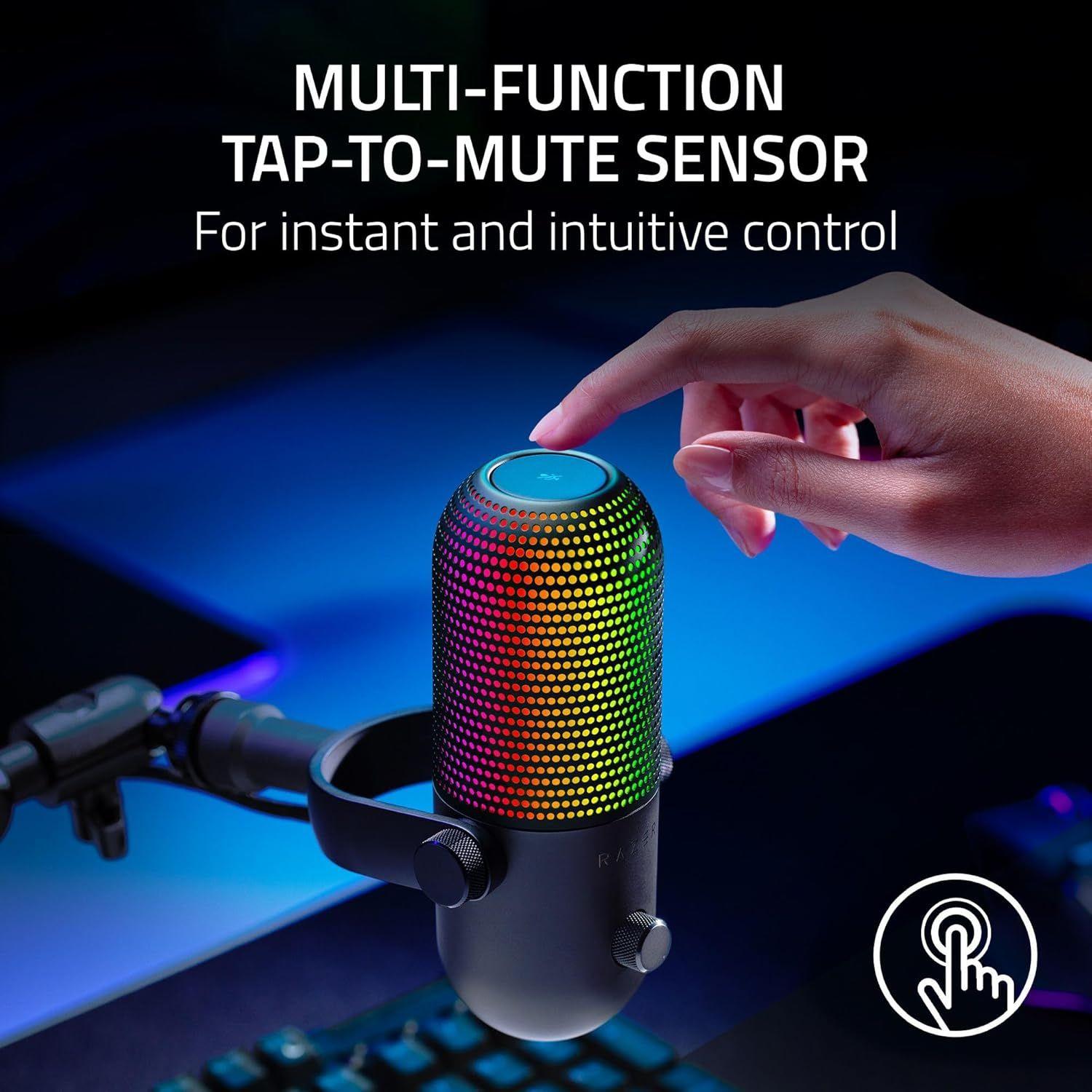 Refurbished Razer Seiren V3 Chroma Kondensator-USB-Mikrofon - Reebelo Österreich