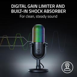Refurbished Razer Seiren V3 Chroma Kondensator-USB-Mikrofon - Reebelo Österreich