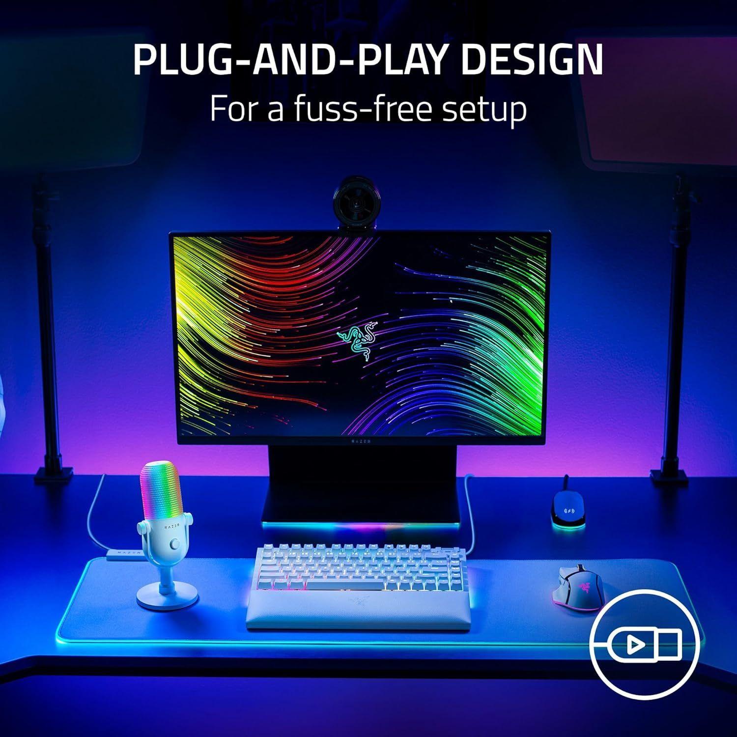 Refurbished Razer Seiren V3 Chroma Kondensator-USB-Mikrofon - Reebelo Österreich