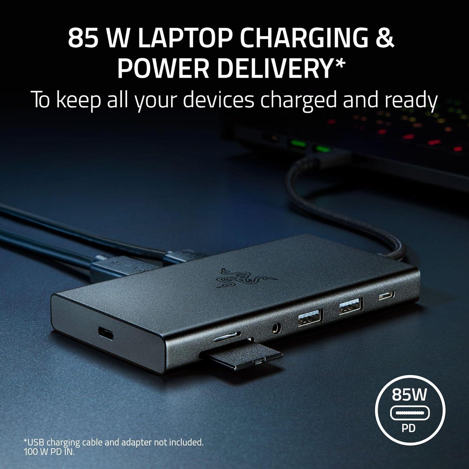 Refurbished Razer USB-C Dock 11 Port Docking Station for Laptops - Reebelo Österreich