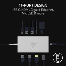 Refurbished Razer USB-C Dock 11 Port Docking Station for Laptops - Reebelo Österreich