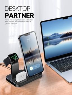 Refurbished RJR Aktualisierte 3-in-1-Ladestation für Apple-Geräte - Reebelo Österreich