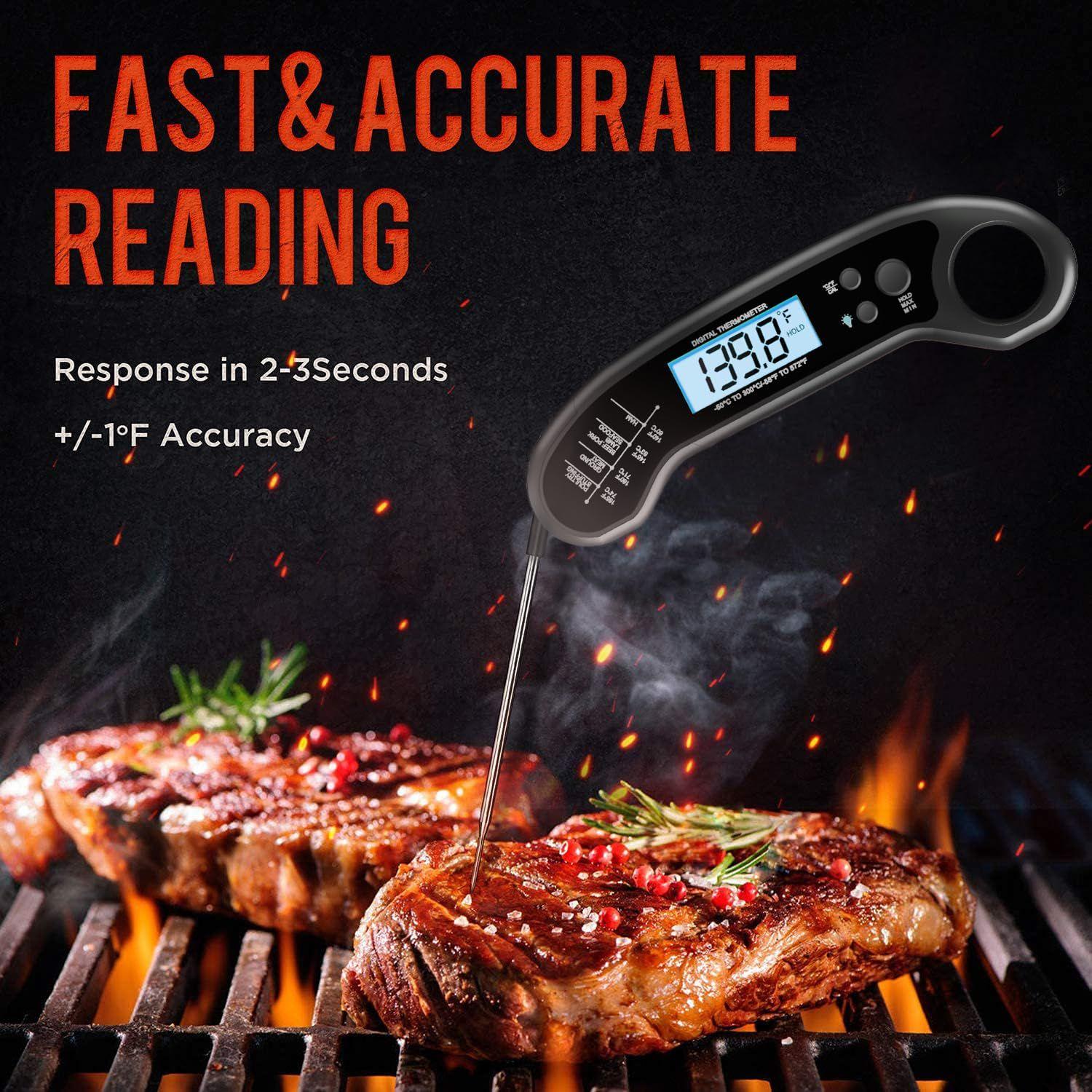 Refurbished Rouuo Digital Meat Thermometer - Reebelo Österreich