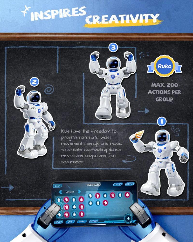 Refurbished Ruko 1088 Large Smart Robots for Kids - Reebelo Österreich