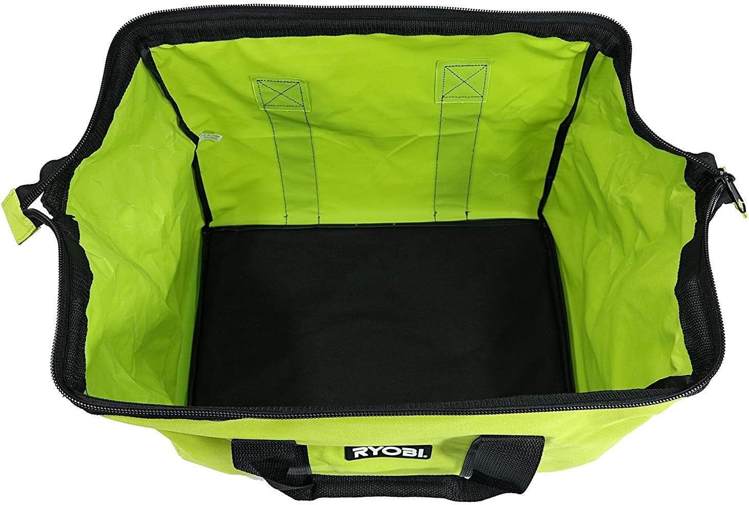 Refurbished RYOBI Contractors Heavy Duty Green Tool Bag - Reebelo Österreich