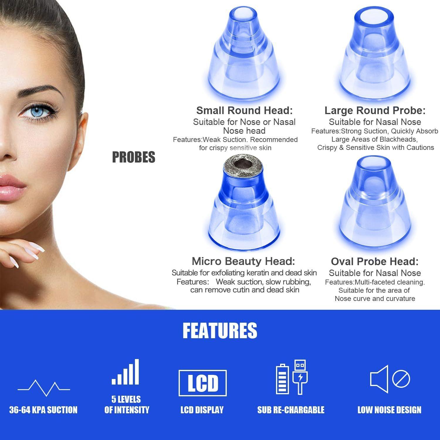 Refurbished SACATO HTY-2 Blackhead Remover Pore Vacuum - Reebelo Österreich