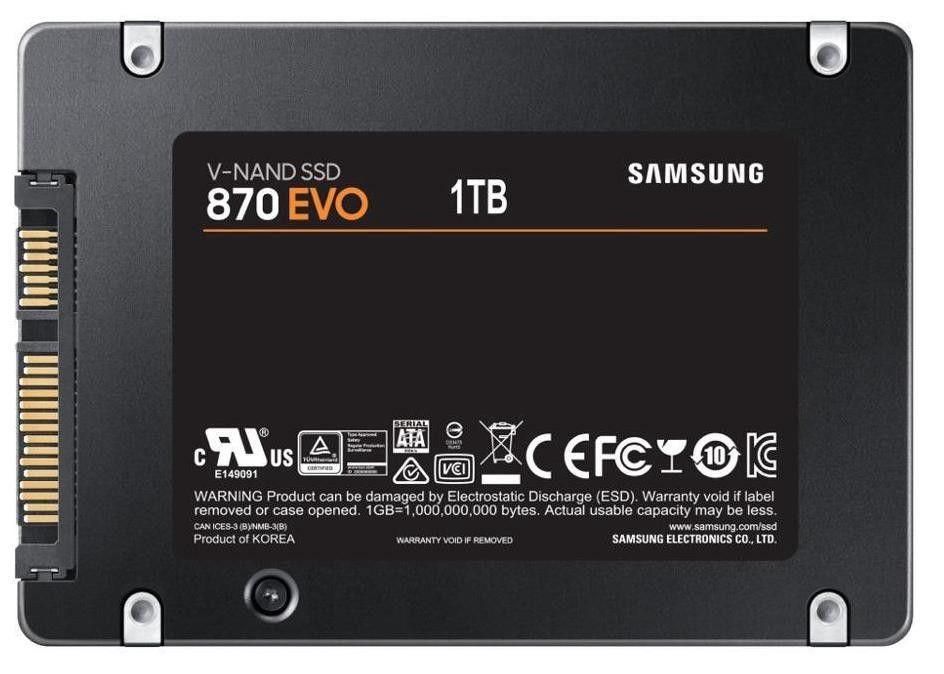 Refurbished Samsung 870 EVO SATA III 2.5" Internal SSD - Reebelo Österreich
