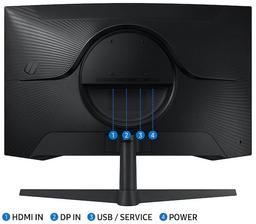 Refurbished Samsung Odyssey G55C Curved Gaming Monitor 27" - Reebelo Österreich