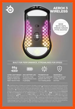 Refurbished SteelSeries Aerox 3 Wireless Gaming Mouse - Reebelo Österreich