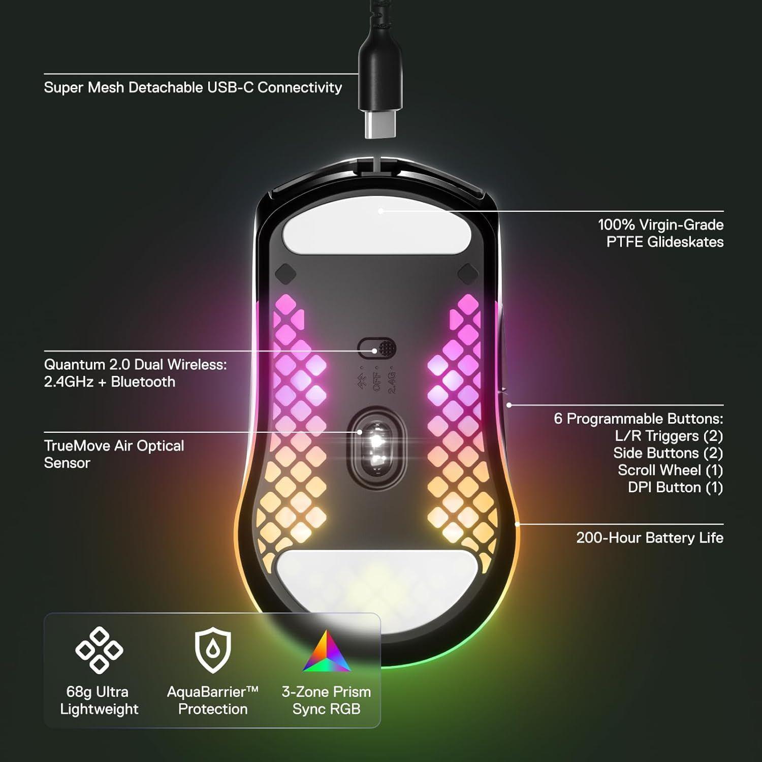 Refurbished SteelSeries Aerox 3 Wireless Gaming Mouse - Reebelo Österreich