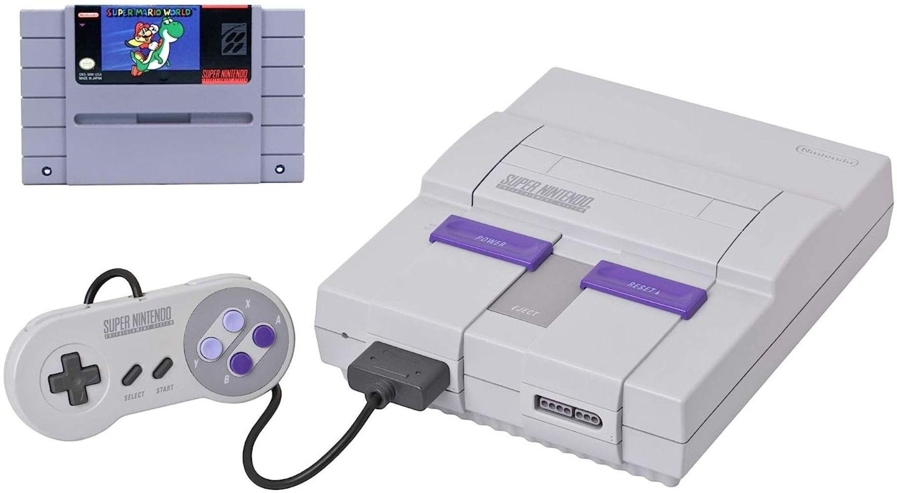 Refurbished Super Nintendo SNES Bundle with Super Mario World - Reebelo Österreich