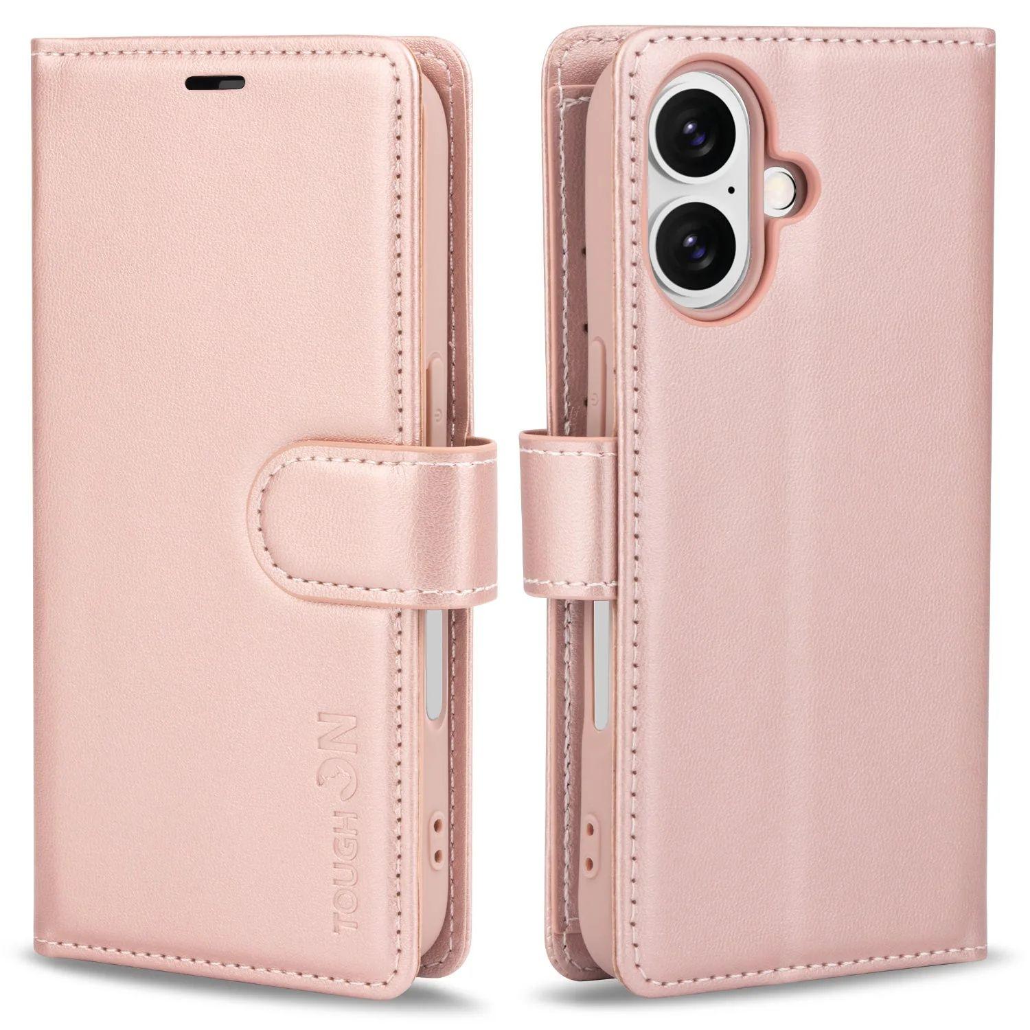 Refurbished Tough On Flip Wallet Leder Handyhülle für iPhone 16 - Reebelo Österreich