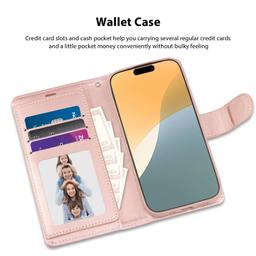 Refurbished Tough On Flip Wallet Leder Handyhülle für iPhone 16 - Reebelo Österreich
