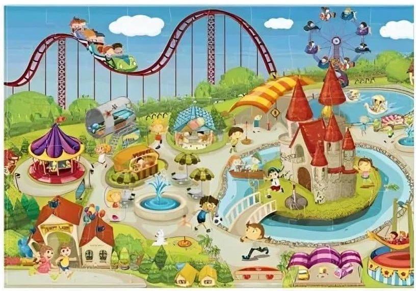Refurbished Tristar Large Puzzle - Amusement Park Theme (60pcs) - Reebelo Österreich