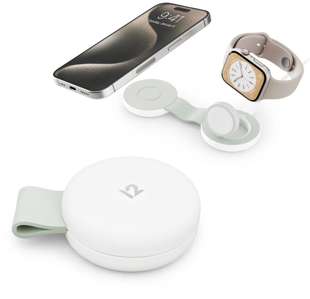 Twelve South ButterFly SE 2-in-1 Qi2 Reiseladegerät - Reebelo Österreich