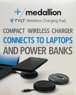 Refurbished TYLT Medallion Portable Wireless Charging Pad - Reebelo Österreich