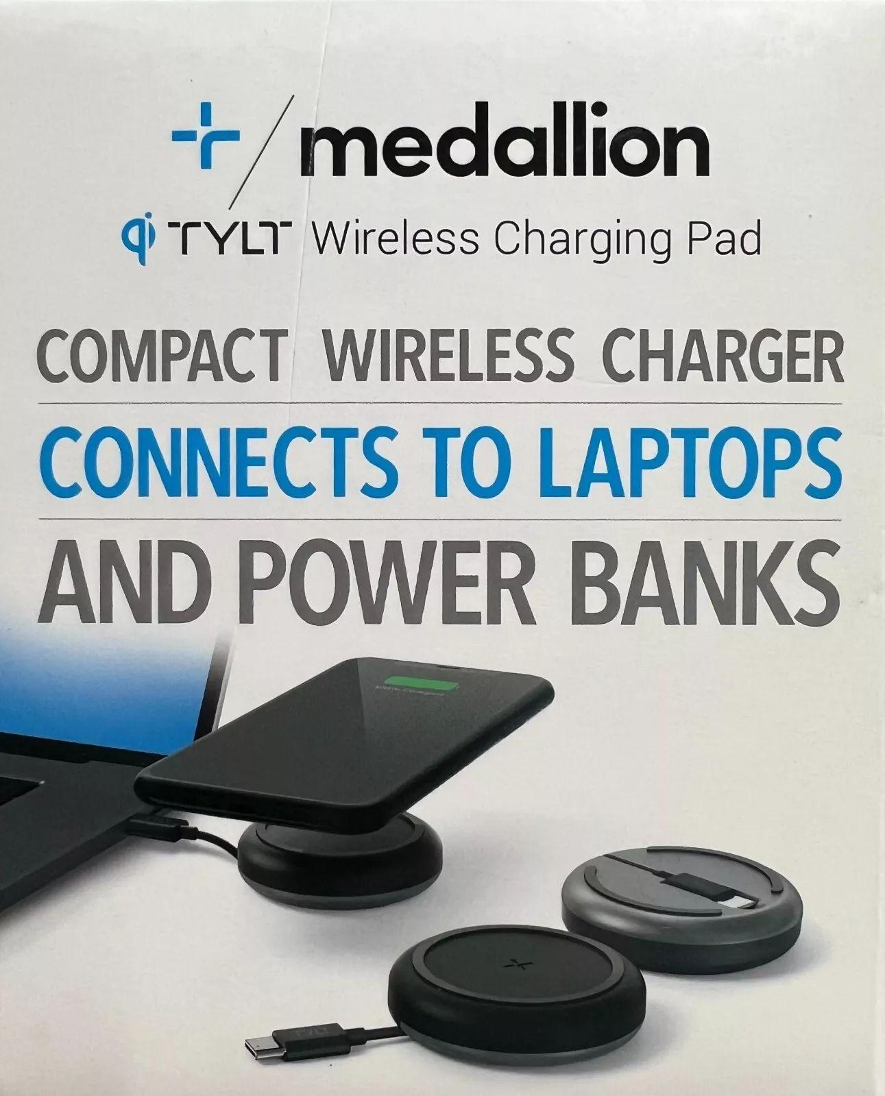 Refurbished TYLT Medallion Portable Wireless Charging Pad - Reebelo Österreich