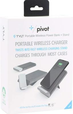 Refurbished Tylt Pivot Portable Wireless Power Bank + Stand - Reebelo Österreich