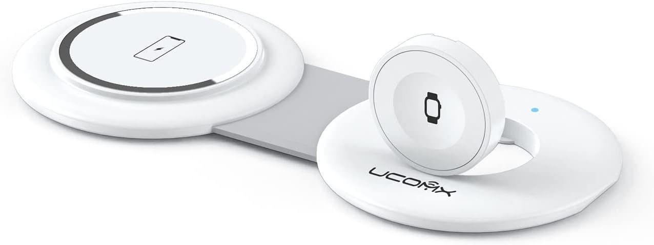 Refurbished UCOMX Nano Mini Magnetisches 2-in-1-Wireless-Ladegerät - Reebelo Österreich